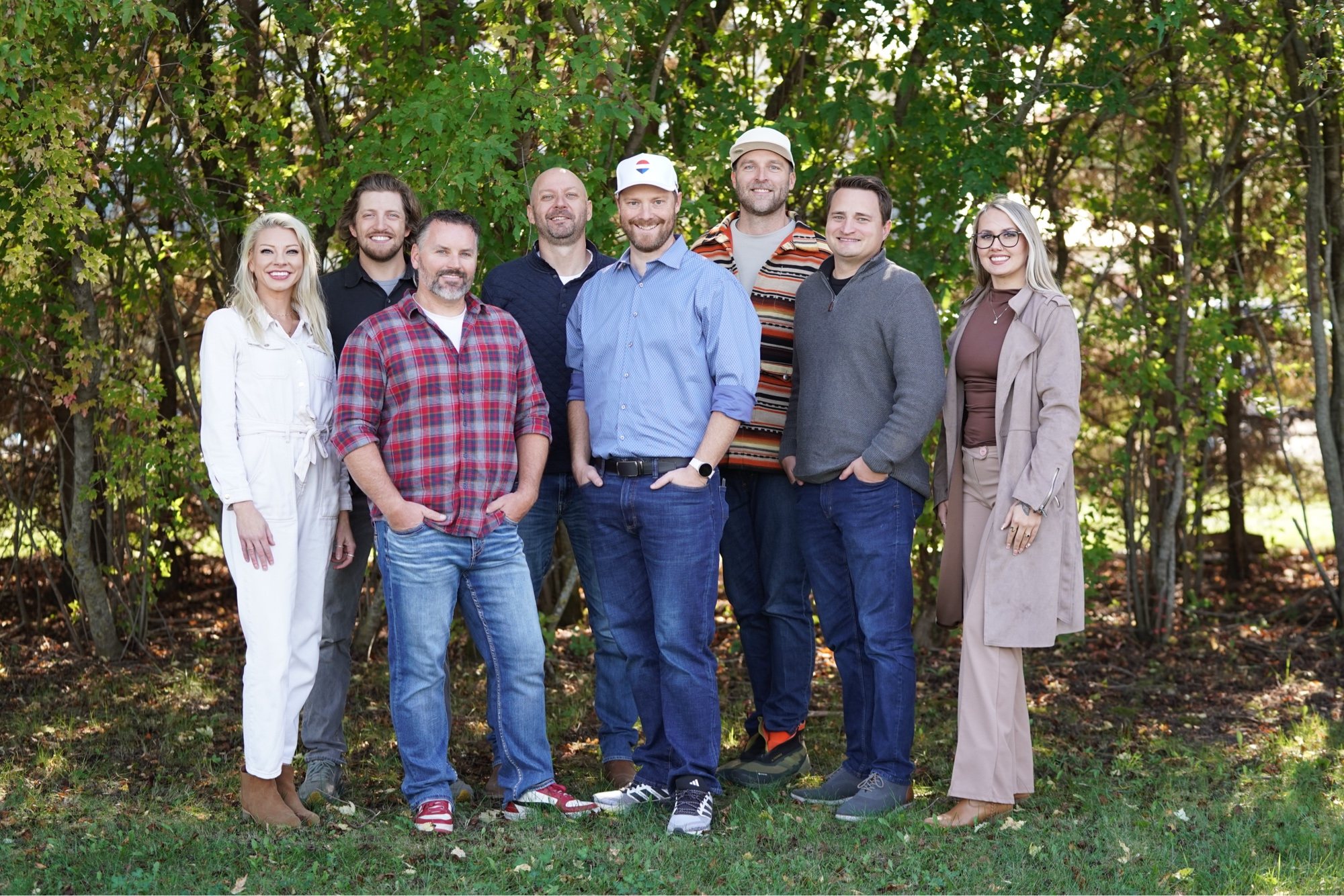 The Brozville Group team at RE/MAX Results: Kylie Langum, Sam Heath, Chris Broz, Chris Potter, Steve Nibbe, Bryce Caldwell, Ben Yost and Madisyn Hairsine